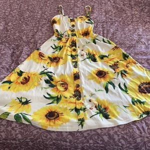 Size small sunflower dress